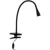 Image de Lampe à pince en métal noir