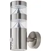 Image de Applique exterieur led en inox gris