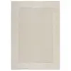 Image de Tapis de salon en laine beige 120x170 cm
