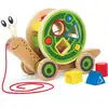 Image de Escargot à tirer avec jeu de formes