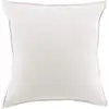 Image de Taie d'oreiller en fanelle de coton neige 63x63 cm
