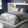 Image de Parure de couette 100% coton 57 fils imprimée 240x220cm 2 taies