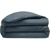 Image de Housse de couette percale coton emeraude 260x240 cm