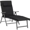Image de Chaises longues en alu anti-rouille noir