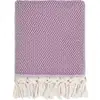 Image de Plaid laine rose fuchsia 160x250