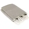 Image de Plaid coton taupe