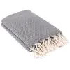 Image de Plaid coton gris moyen