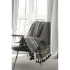 Image de Plaid coton noir