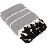 Image de Plaid coton noir