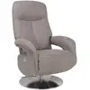 Image de Fauteuil de relaxation électrique en tissu microfibre Gris