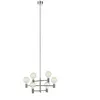 Image de Suspension 6 lumières avec 3 bras orientables métal D62cm