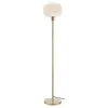 Image de Lampadaire métal verre h140cm laiton