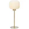 Image de Lampe à poser métal verre h38cm laiton