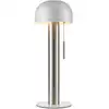 Image de Lampe de table 2xG9 nickel satiné et blanc cassé