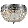 Image de Plafonnier 1xE14 chrome et cristal