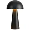 Image de Lampe de table rechargeable métal noir