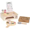Image de Jouet en bois four   pizza gris