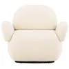Image de Fauteuil design en tissu bouclé beige SENIA beige 105x84x87cm