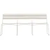 Image de Banc d'extérieur en métal beige