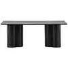 Image de Table basse en bois 120x60cm - noir