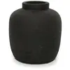 Image de Vase terre cuite noir 17x17x18cm