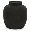 Image de Vase terre cuite noir 13x13x14cm