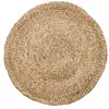 Image de Tapis jacinthe d’eau marron 90x90x1cm