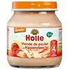 Image de Holle Petit Pot Viande de Poulet Bio +4m 125g