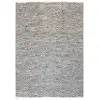 Image de Tapis design en coton gris anthracite 120x170 cm
