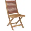 Image de Lot de 6 Chaises en bois corail avec