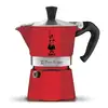 Image de Cafetière à l'italienne Moka express rouge 6 tasses