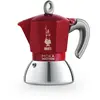 Image de Cafetière italienne 2 tasses rouge en aluminium H17