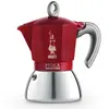 Image de Cafetière italienne 6 tasses rouge en aluminium H21