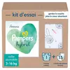 Image de Pampers Harmonie Hybrid 3 à 16kg Oeko-Tex 1 Couche Lavable + 15 Coeurs Absorbants Jetables