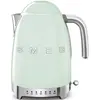 Image de Bouilloire à température réglable 1,7L vert d'eau Smeg