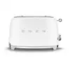 Image de Grille-pain vintage 2 tranches blanc mat Smeg