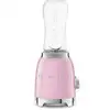 Image de Mini blender vintage rose + 1 bouteille Smeg