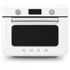 Image de Mini four vintage combiné vapeur blanc Smeg
