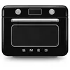 Image de Mini four vintage combiné vapeur noir Smeg
