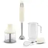 Image de Mixeur plongeant vintage + accessoires crème Smeg