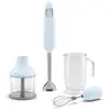 Image de Mixeur plongeant vintage + accessoires bleu azur Smeg