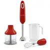 Image de Mixeur plongeant vintage + accessoires rouge Smeg