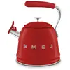 Image de Bouilloire sifflante vintage 2,3L rouge Smeg