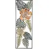 Image de Déco murale en métal multicolore 30,5x3,75x88,5 cm