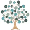 Image de Panneau décoratif 3d en métal multicolore avec arbre cm 89x2,5x90