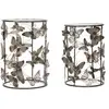 Image de Lot de 2 tables basses en métal multicolore ø 41,3x55-35x50,3 cm