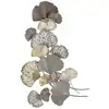 Image de Panneau décoratif 3d en métal multicolore 76x7,6x126 cm