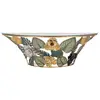 Image de Console suspendue en métal multicolore avec fleurs 120x40,5x37,2 cm