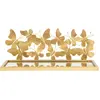 Image de Ensemble de 2 étagères avec papillons et miroir 43x19,2x16,5 cm