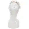 Image de Vase en porcelaine blanc 10x14x26 cm